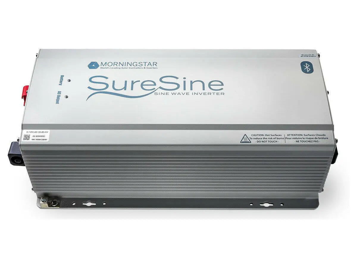 Morningstar Professional/SureSine 1250 48 V Pure Sine Wave Inverter with Hard-Wired AC Output.