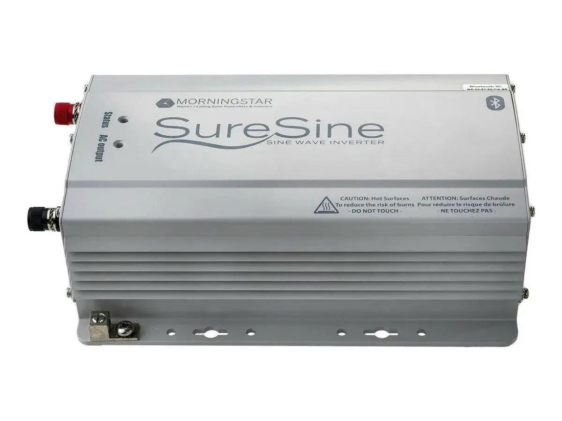 Morningstar Professional/SureSine 150 12 V Pure Sine Wave Inverter with North America Type B Receptacle.