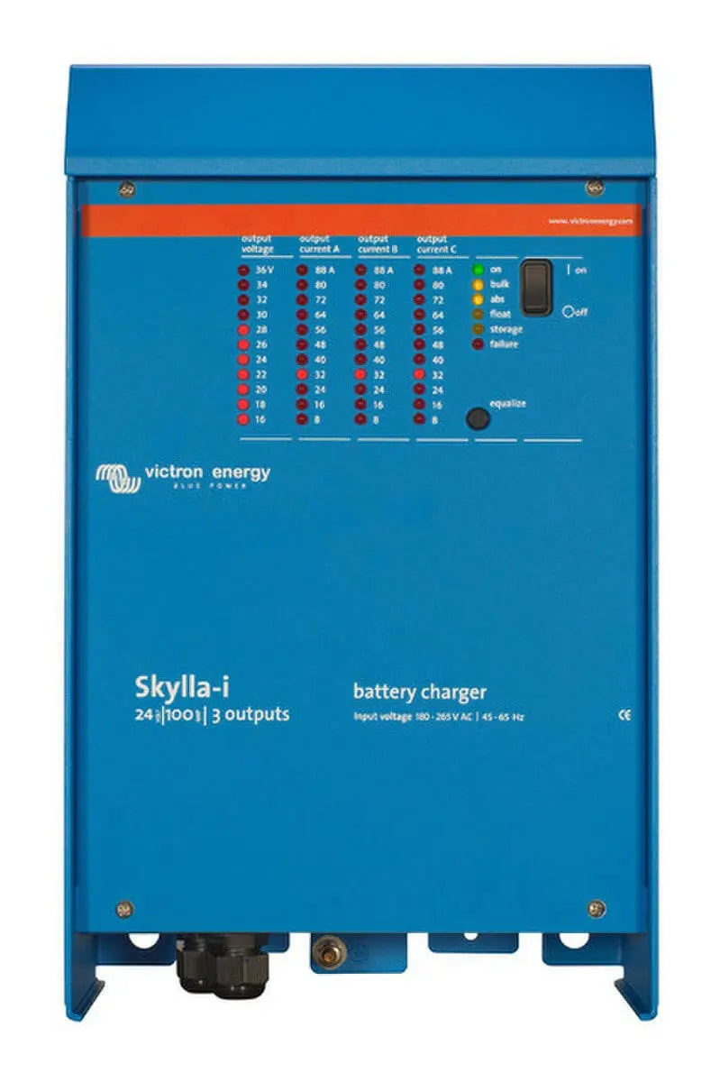 Skylla-i IP21 Battery Charger 24V/100A/230V - (1+1) Victron Energy