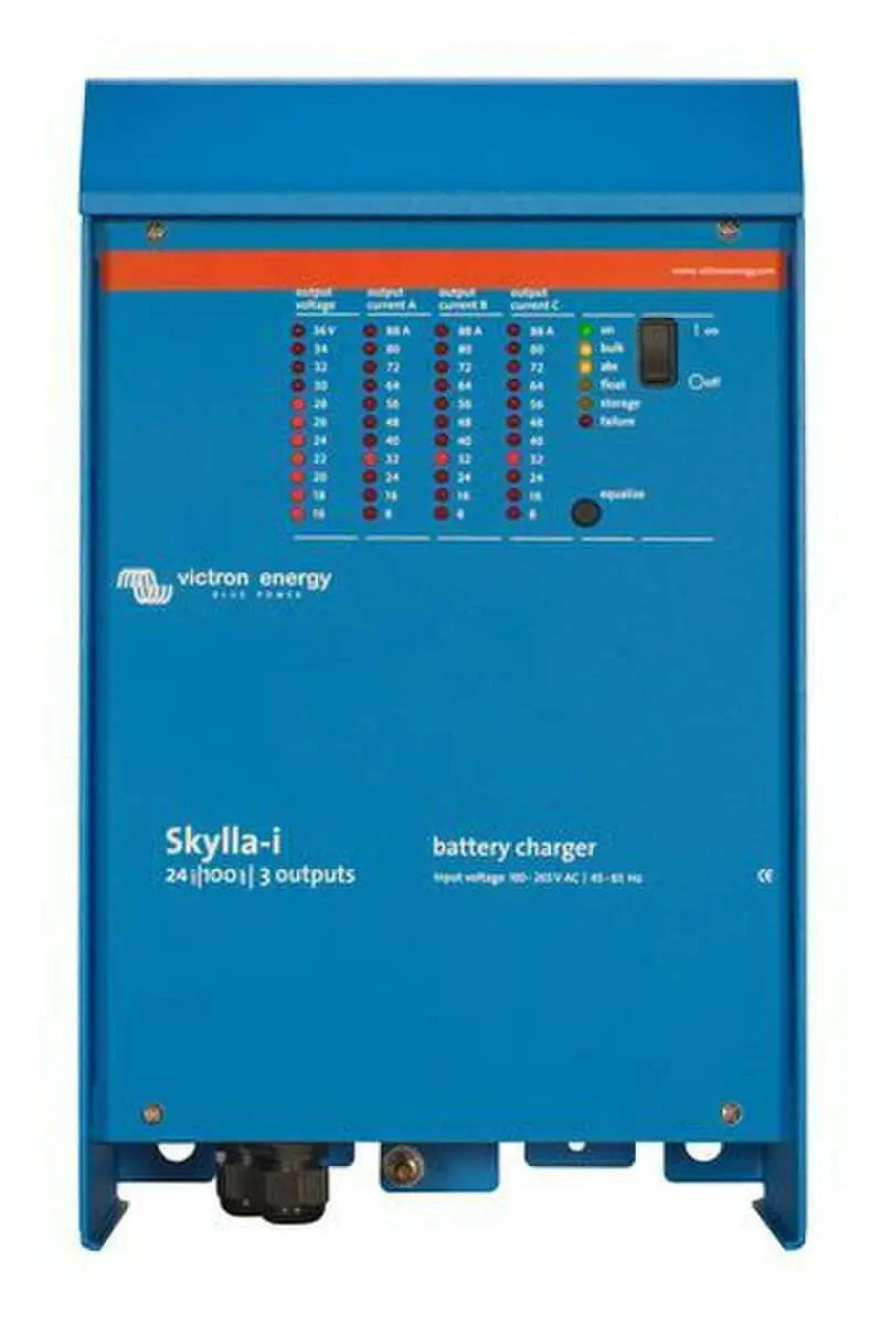 Skylla-i IP21 Battery Charger 24V/100A/230V - 3 Output Victron Energy