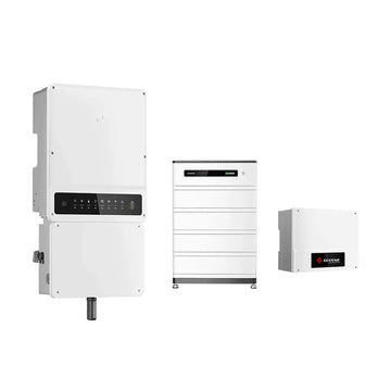 GoodWe A-ES 9.6kW Hybrid Inverter with GoodWe Lynx 12.8 kWh Battery FH-US High Voltage Battery —Bundle.