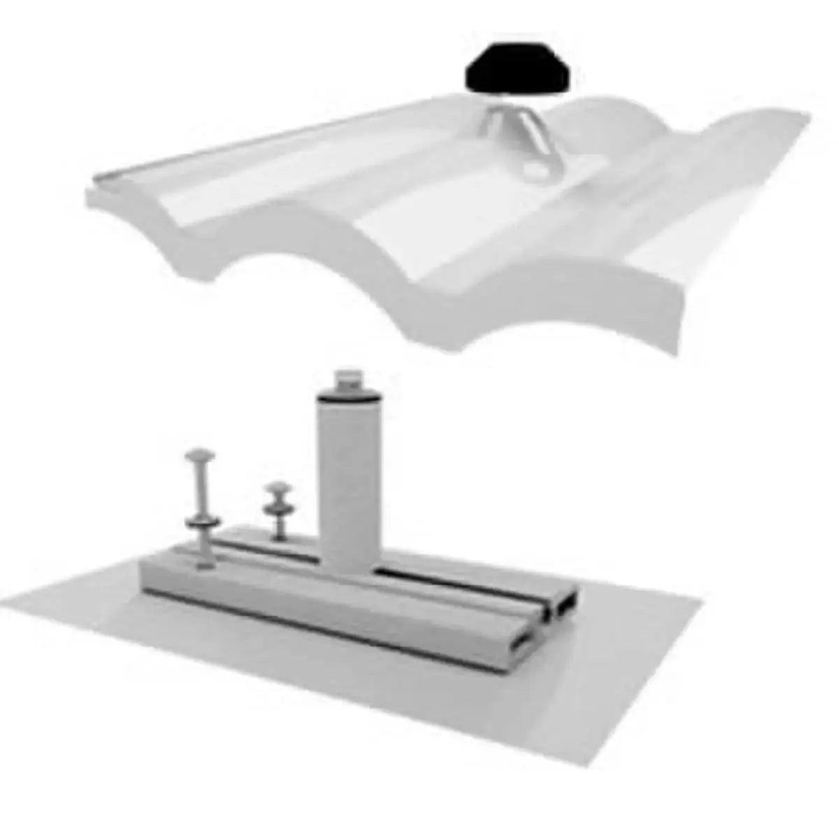 Quick Mount PV QMC-TRF-W A 12 W-Tile Flashing.