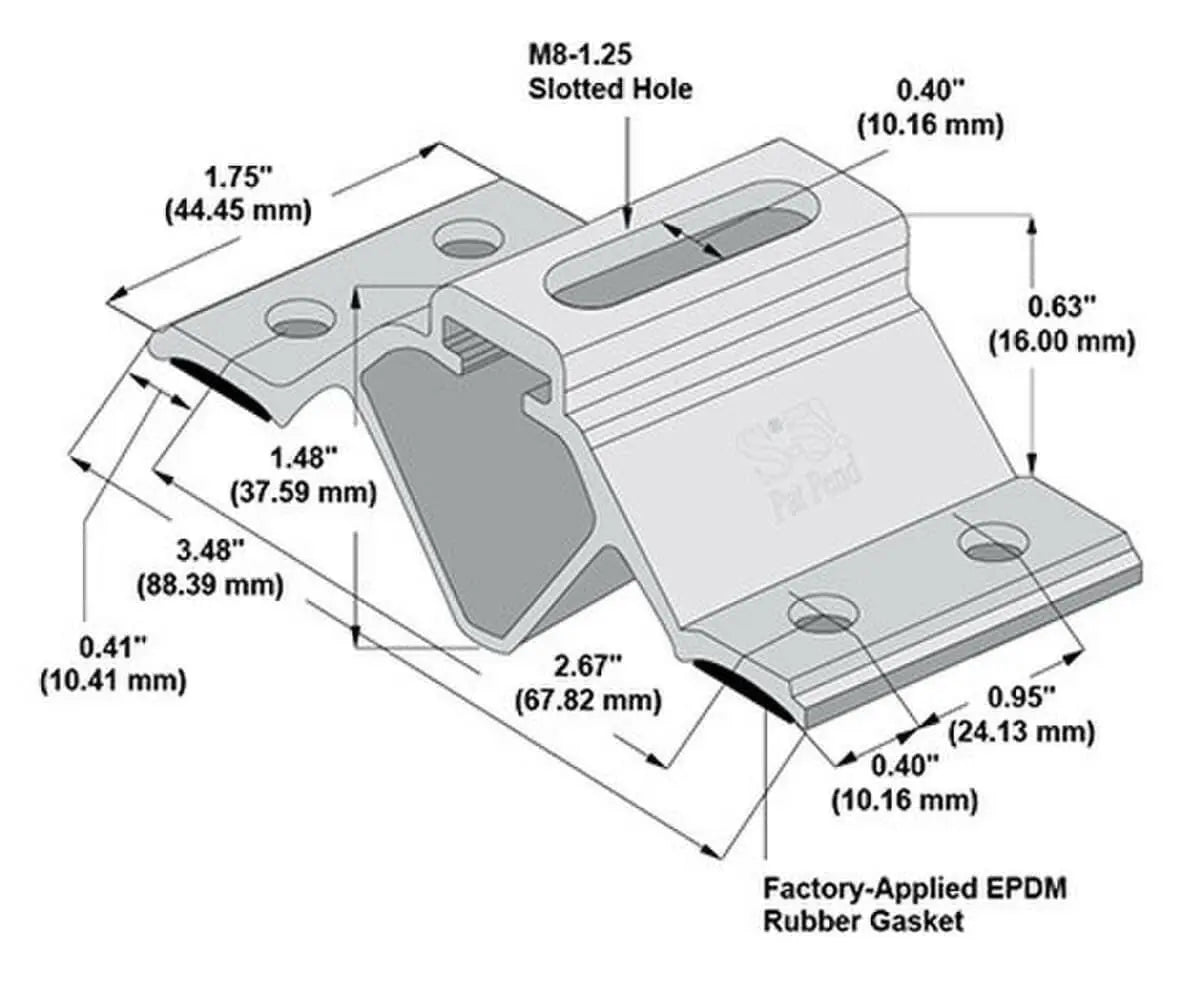 S-5! Aluminum Metal Roof Mounting Clamp.
