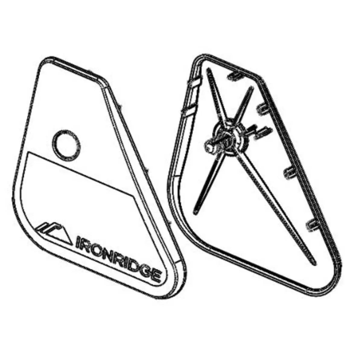 IronRidge FX-TRIM-CAP Rail-Less Trim Cap IronRidge