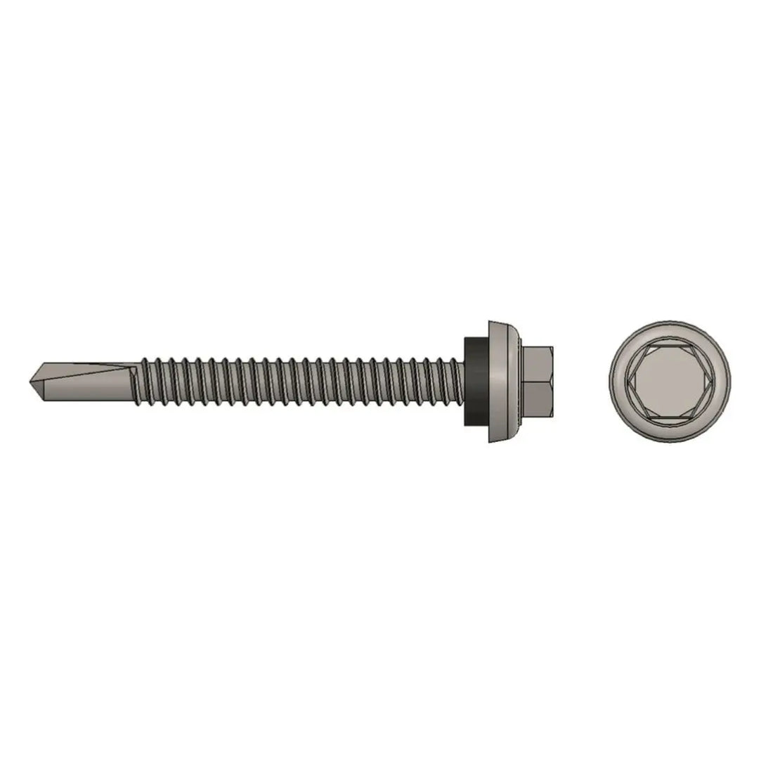 S-5! 1-1/2 in Metal to Wood Milled Point Screw Solar Cellz USA