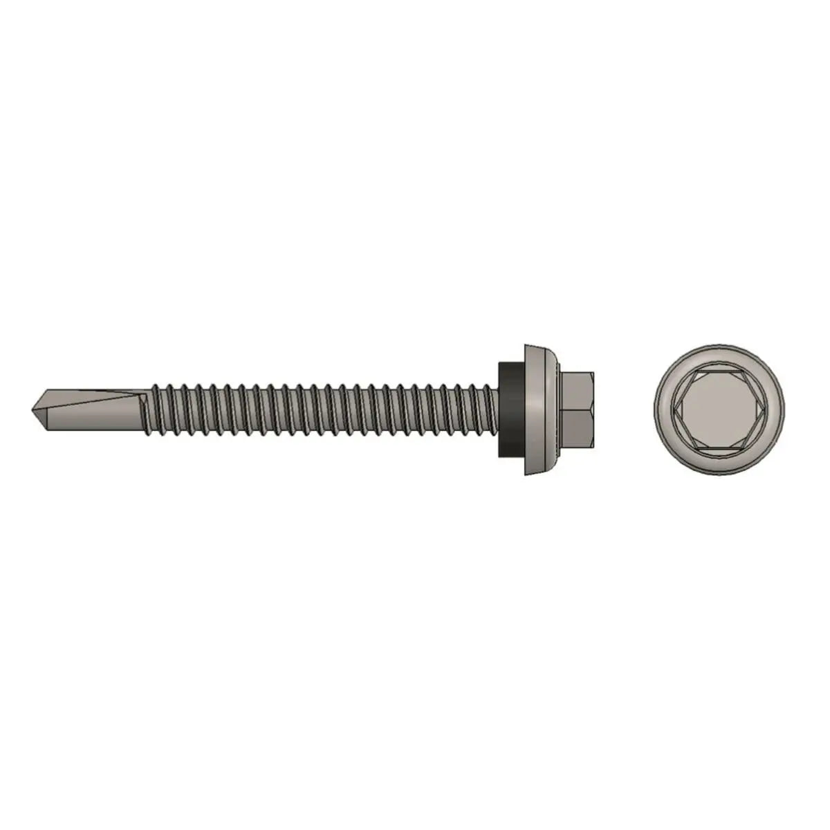 S-5! 1-1/2 in Metal to Metal Self Drilling Screw Solar Cellz USA