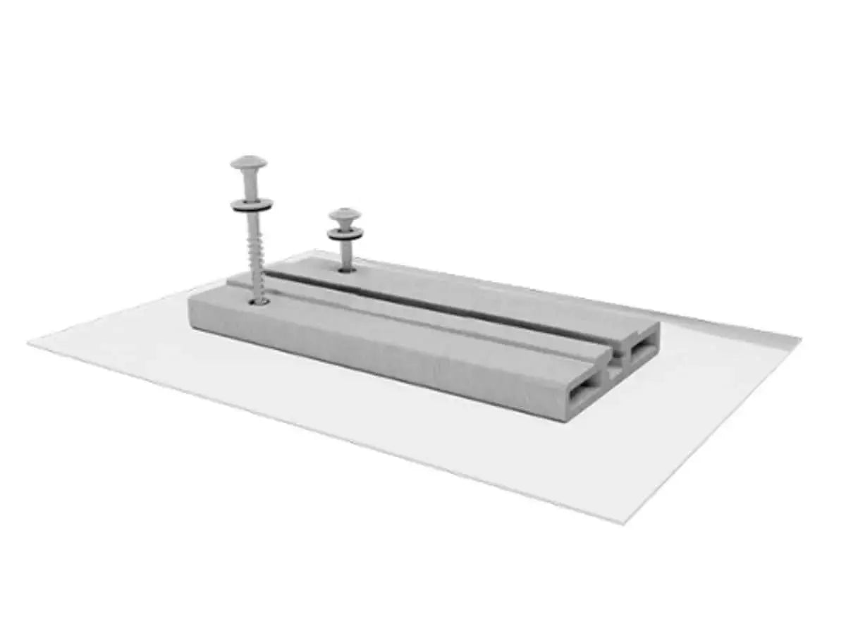 Quick Mount PV QMTR-BM-A-12 Tile Base Mount w/o Flashing.