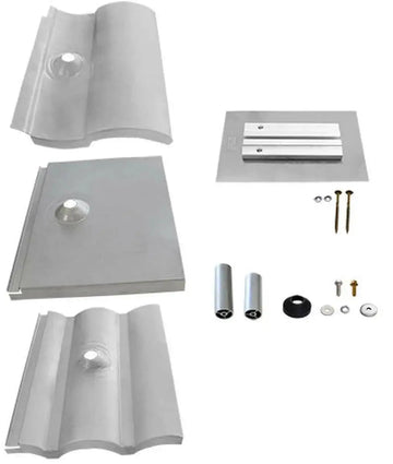 Quick Mount PV QMTR-W4 A 1 W-Tile Flashing.