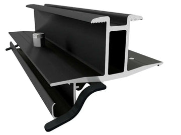 IronRidge 35 mm Black Rail-Less Bridge.