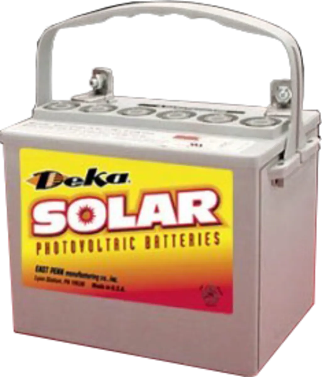 MK Powered® Deka® Solar 8GU1H Sealed Gel Valve-Regulated Solar Battery.