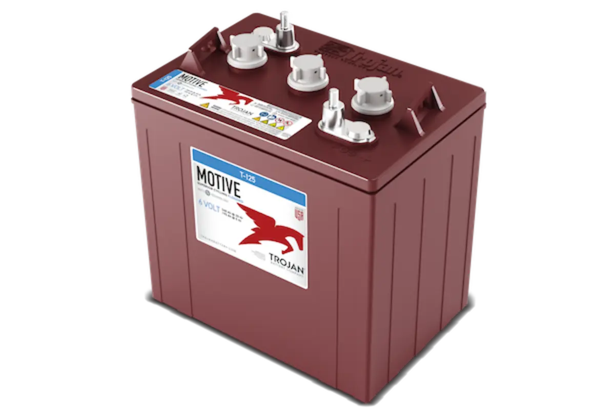 Trojan Battery 6 V 240 Ah Deep-Cycle Flooded Lead Acid Battery with Bayonet Cap Trojan