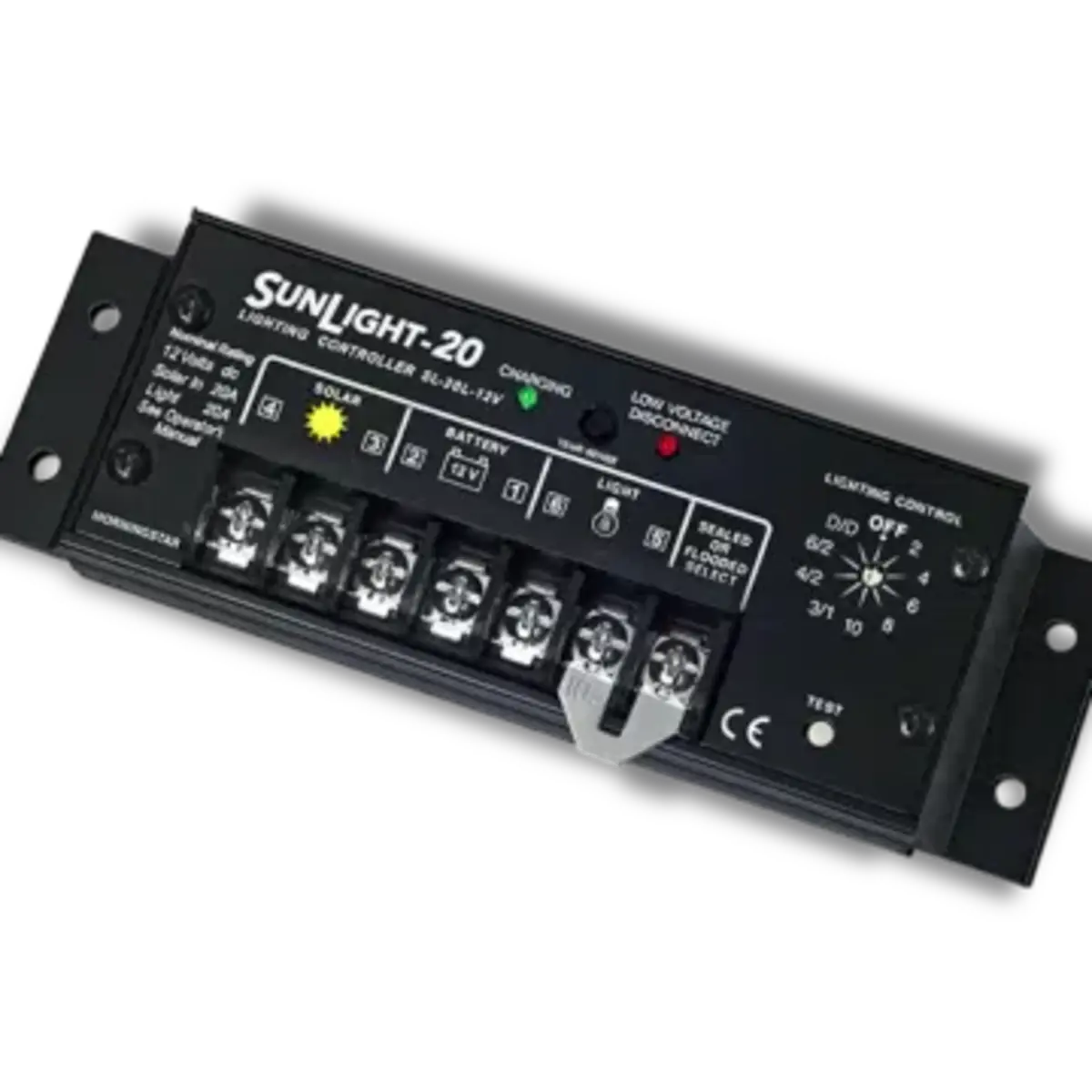 Morningstar SunLight SL-10L-12V PWM Charge Controller.