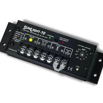 Morningstar SunLight SL-10L-12V PWM Charge Controller.