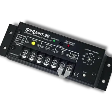 Sunight Controller Morningstar SunLight SL-20L-12V PWM Charge Controller | Solar Cellz Inc