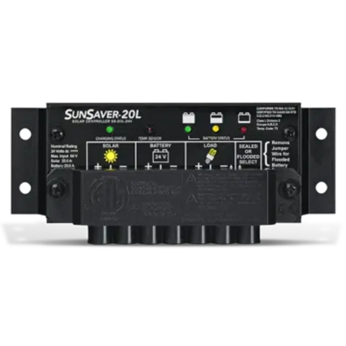 Morningstar SunSaver SS-20L-24V PWM Charge Controller.