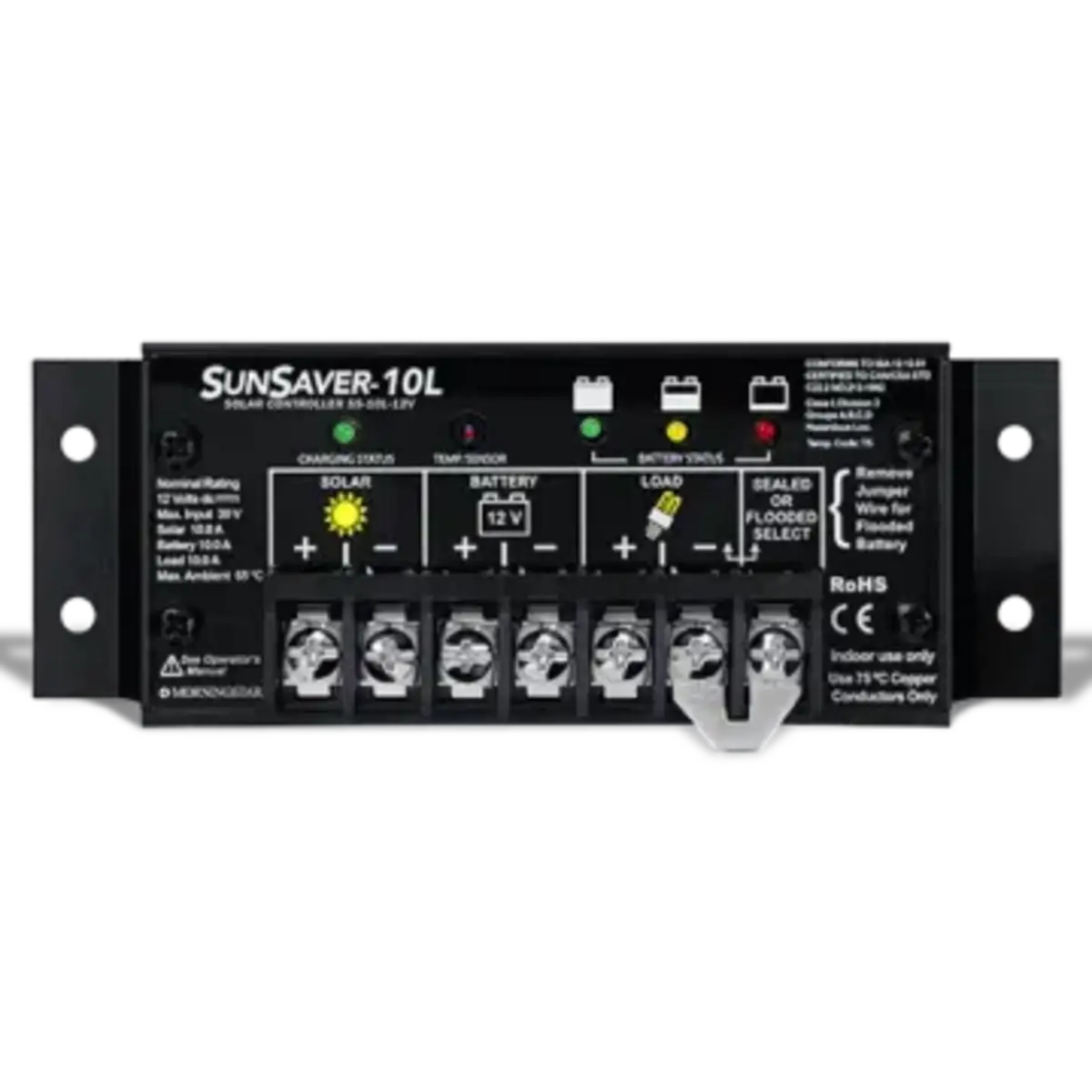 Morningstar SunSaver SS-6L-12V PWM Charge Controller.