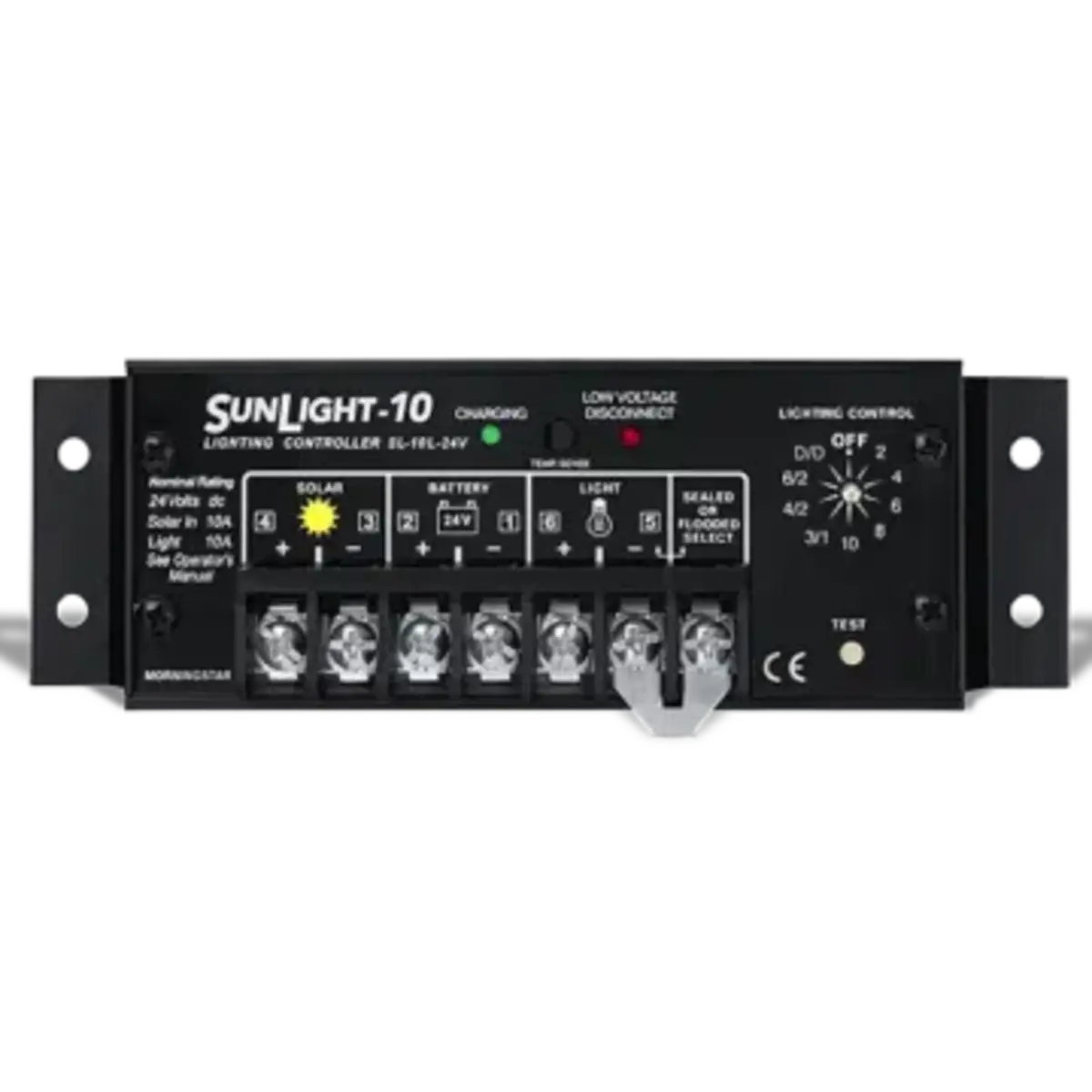 Morningstar SunLight SL-20L-24V PWM Charge Controller.