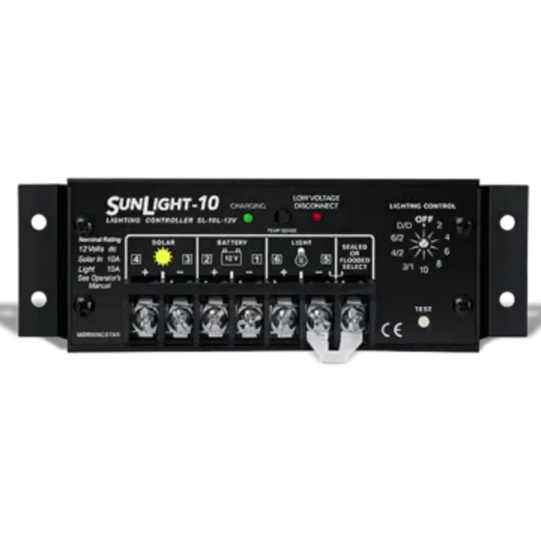 Morningstar SunLight SL-20L-24V PWM Charge Controller.
