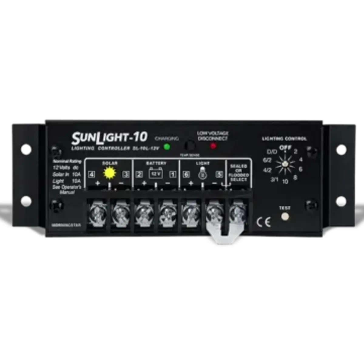 Morningstar SunLight SL-20L-24V PWM Charge Controller.