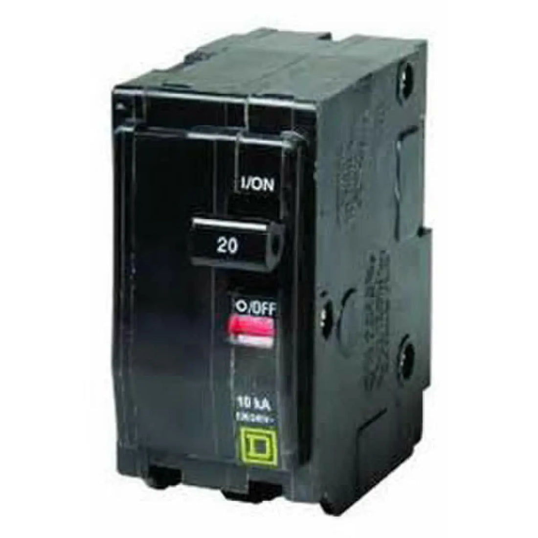 Square D QO220 20A 2-Pole Circuit Breaker.