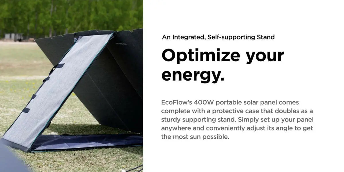 EcoFlow 400W Portable Solar Panel.