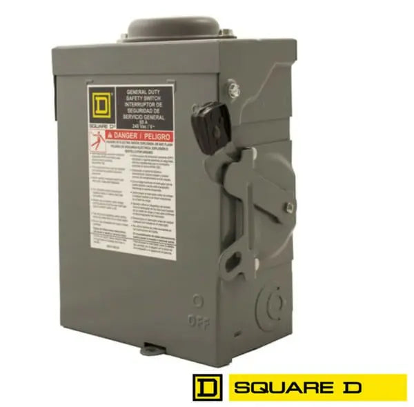 Schneider Electric E1 Series 240 Vac Non-Fusible General Duty Single Throw Safety Switch Schneider Electric