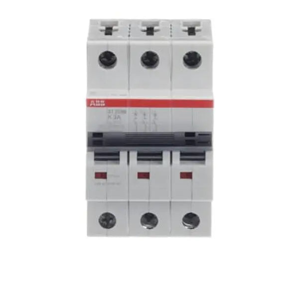ST203M-K3 - 3A 3 PH Rail Mount Breaker Industrial Connections &
