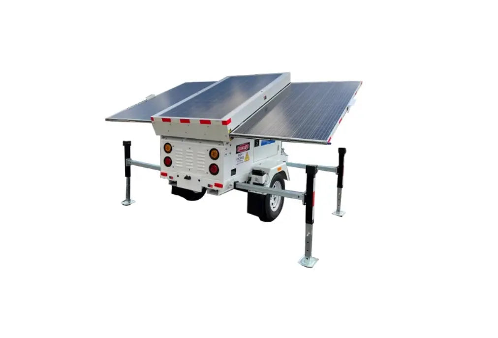 48 V DC Solar Generator – 1.3kW - 3-Panel Trailer Solar Cellz USA