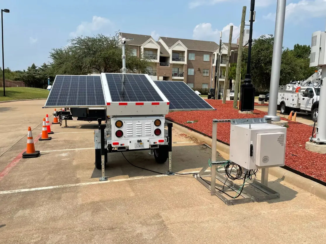 48 V DC Solar Generator – 1.3kW - 3-Panel Trailer Solar Cellz USA