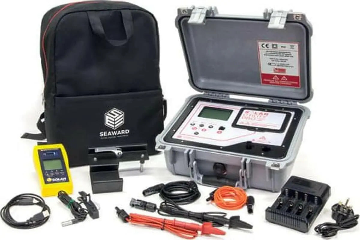 Seaward 1500 V / 40 A PV Test Kit — Open-Circuit & Short-Circuit Measurements Seaward