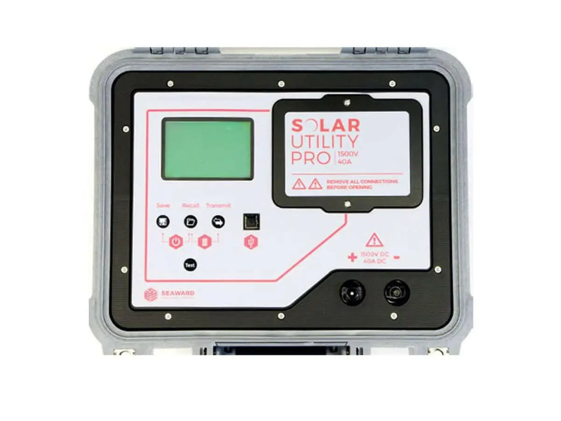 Seaward 1500 V / 40 A PV Test Kit — Open-Circuit & Short-Circuit Measurements Seaward