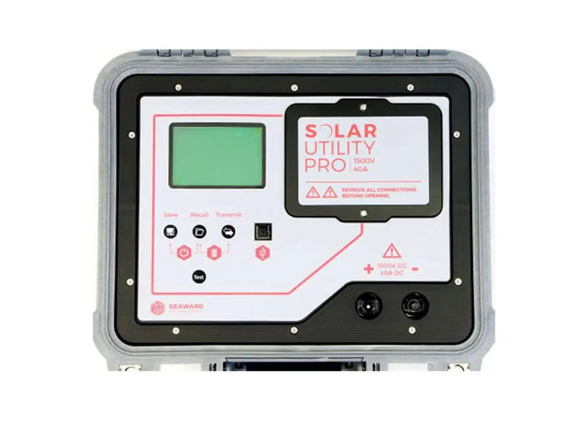Seaward 1500 V / 40 A PV Test Kit — Open-Circuit & Short-Circuit Measurements Seaward