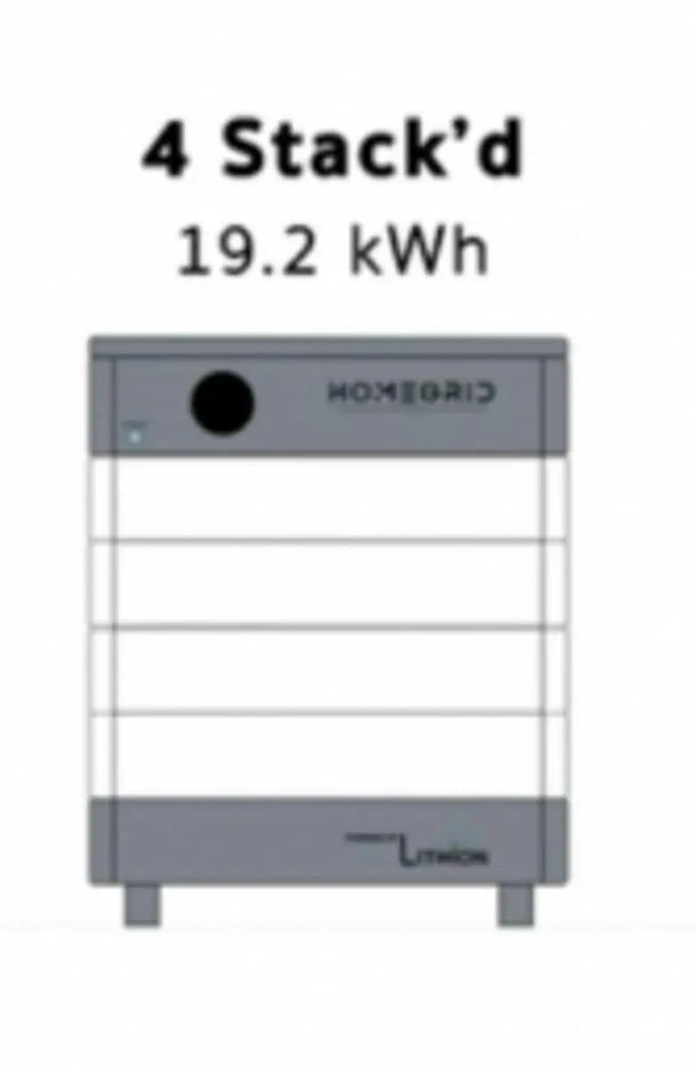 Sol-Ark 15K + HomeGrid Stack'd Series LFP Bundle (SA-Limitless-15K, HG-4-STACK) Sol-Ark
