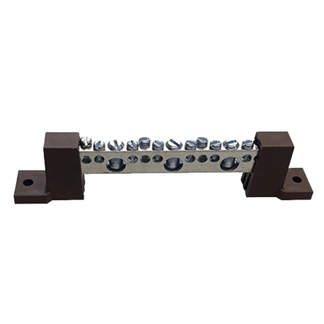 Outback Bus Bar with Brown Insulators & Mounting Screws (SKU Part Number TBB-BROWN).
