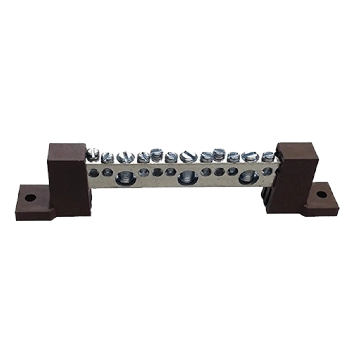 Outback Bus Bar with Brown Insulators & Mounting Screws (SKU Part Number TBB-BROWN).