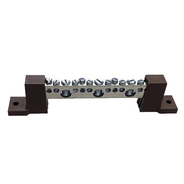 Outback Bus Bar with Brown Insulators & Mounting Screws (SKU Part Number TBB-BROWN).
