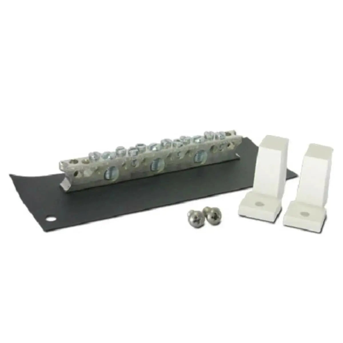 Outback Bus Bar with White Insulators & Mounting Screws (SKU Part Number TBB-White).