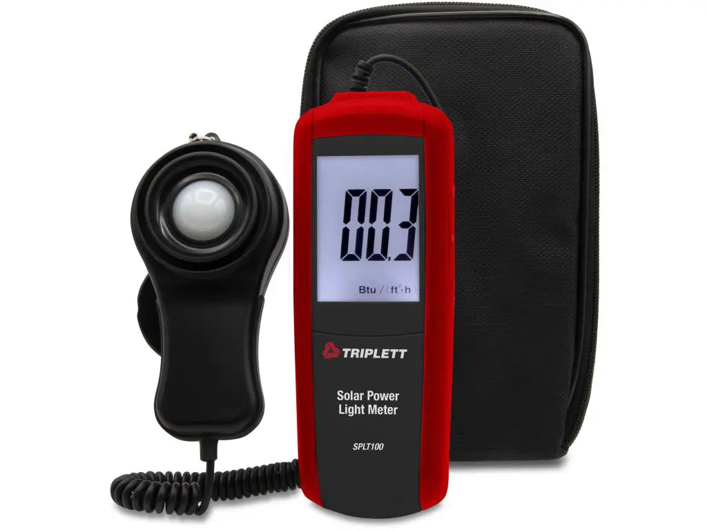 Triplett SPLT100 Solar Power Light Meter Solar Cellz USA