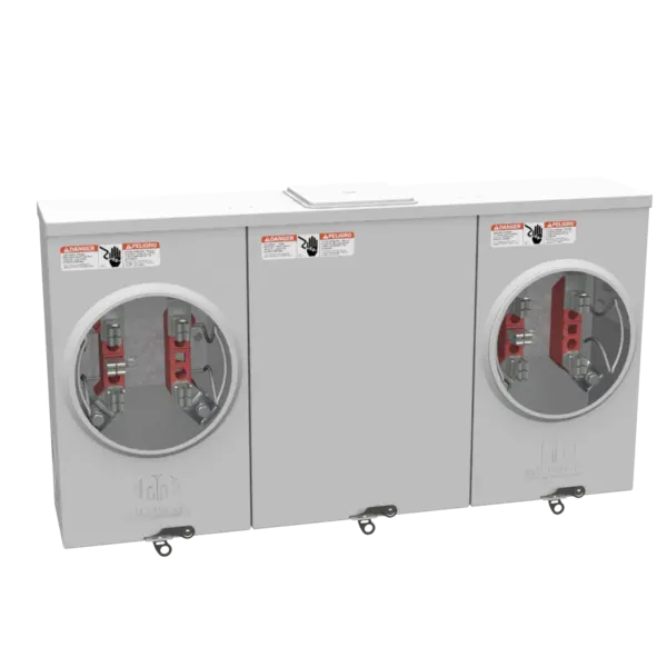 U1232-X-5T-K1 - 5 Term RNGLS LRG CLS PLT 2 Pos DBL Conn 6-350kcmil Milbank