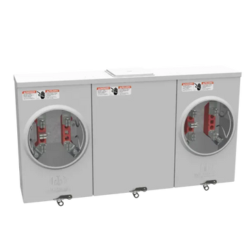 U1232-X-5T-K1 - 5 Term RNGLS LRG CLS PLT 2 Pos DBL Conn 6-350kcmil Milbank