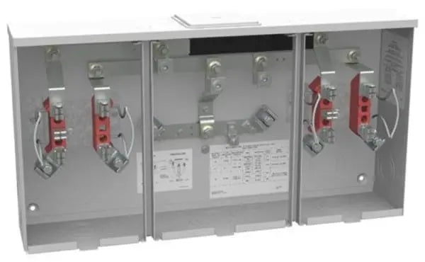 U1232-X-5T-K1 - 5 Term RNGLS LRG CLS PLT 2 Pos DBL Conn 6-350kcmil Milbank