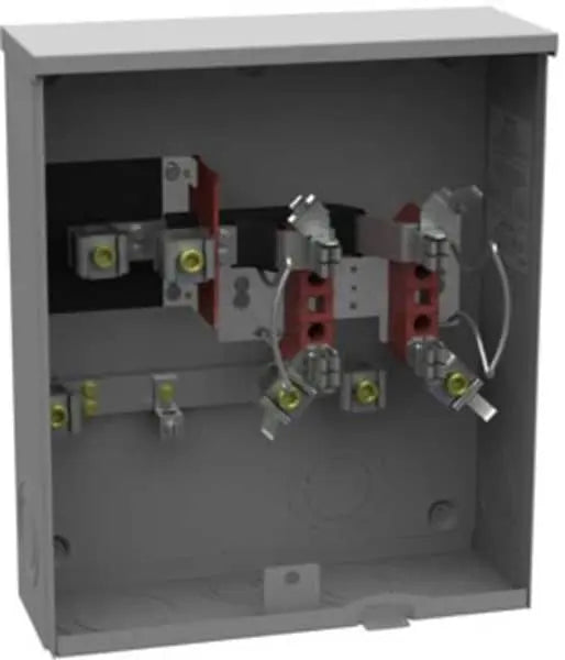 U1980-O-KK-BLG-AEP - 4 Term RNGLS Plain Top HRN Byps 7-8 In BRL LCK GRD With BRKT Prov American Electric Power Milbank