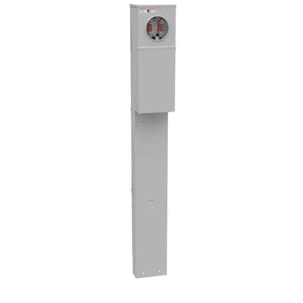 U5240-O-200S - 4 Term RNGTP Plain Top 1-200 Amp MN BRKR SGL Ped Dir Bury Series Wired 40 Block Milbank