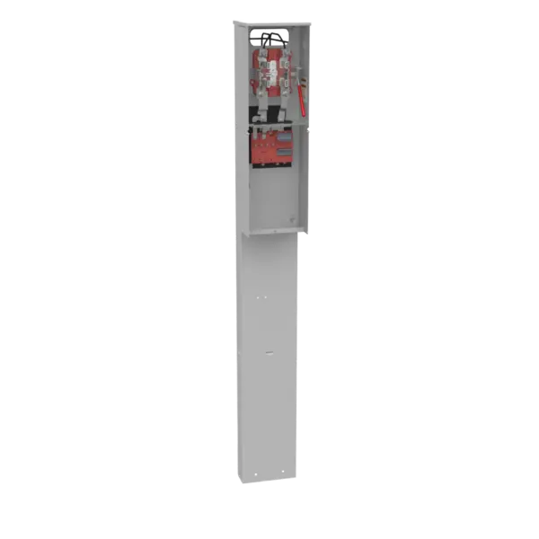 U5949-O-5T9-CDOT - 5 Term RNGLS Plain Top LVR Byps 1 MN BRKR Prov 5TH Term 9 Oclock Pos SGL Ped Dir Bury W-1-200 Amp MN T-Fuse Pullout CO Dot Milbank