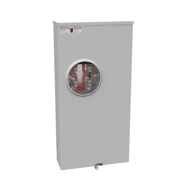 U6047-O-K3L-K2L - 4 Term RNGLS Plain Top LVR Byps SGL Conn LKG 4-600KCMIL DBL Conn LKG 6-350KCMIL Left Facing Socket Milbank