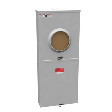 U6281-XL-200-5T9 - 5 Term RNGLS SML CLS PLT LVR Byps 1-200 Amp MN BRKR 8 Branch CKT 5TH Term 9 Oclock Pos Milbank