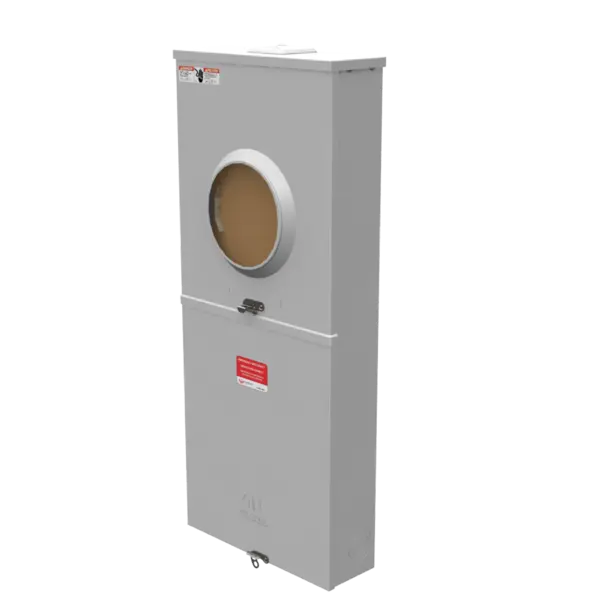 U6281-XL-200-5T9 - 5 Term RNGLS SML CLS PLT LVR Byps 1-200 Amp MN BRKR 8 Branch CKT 5TH Term 9 Oclock Pos Milbank