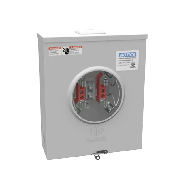 U7043-XL-TG-BL - 4 Term RNGLS SML CLS PLT Triplex GND 9-16 In BRL LCK With BRKT Prov Milbank