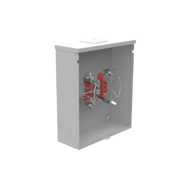 U7043-XL-TG-KK-IL-5T9W - 5 Term RNGLS SML CLS PLT Triplex GND HRN Byps 7-16 In Ko LCK Prov 5 Term 9 Oclock Pos With Wire Milbank