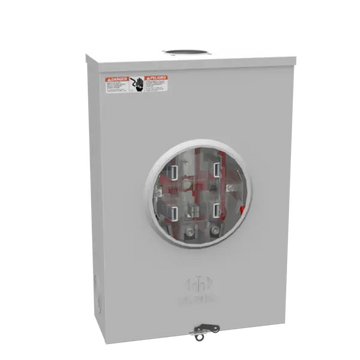 U9581-RL-QG-BLG-AEP - 5 Term RNGLS SML Hub Open Quadplex GND LVR Byps 7-8 In BRL LCK GRD With BRKT Prov American Electric Power Milbank